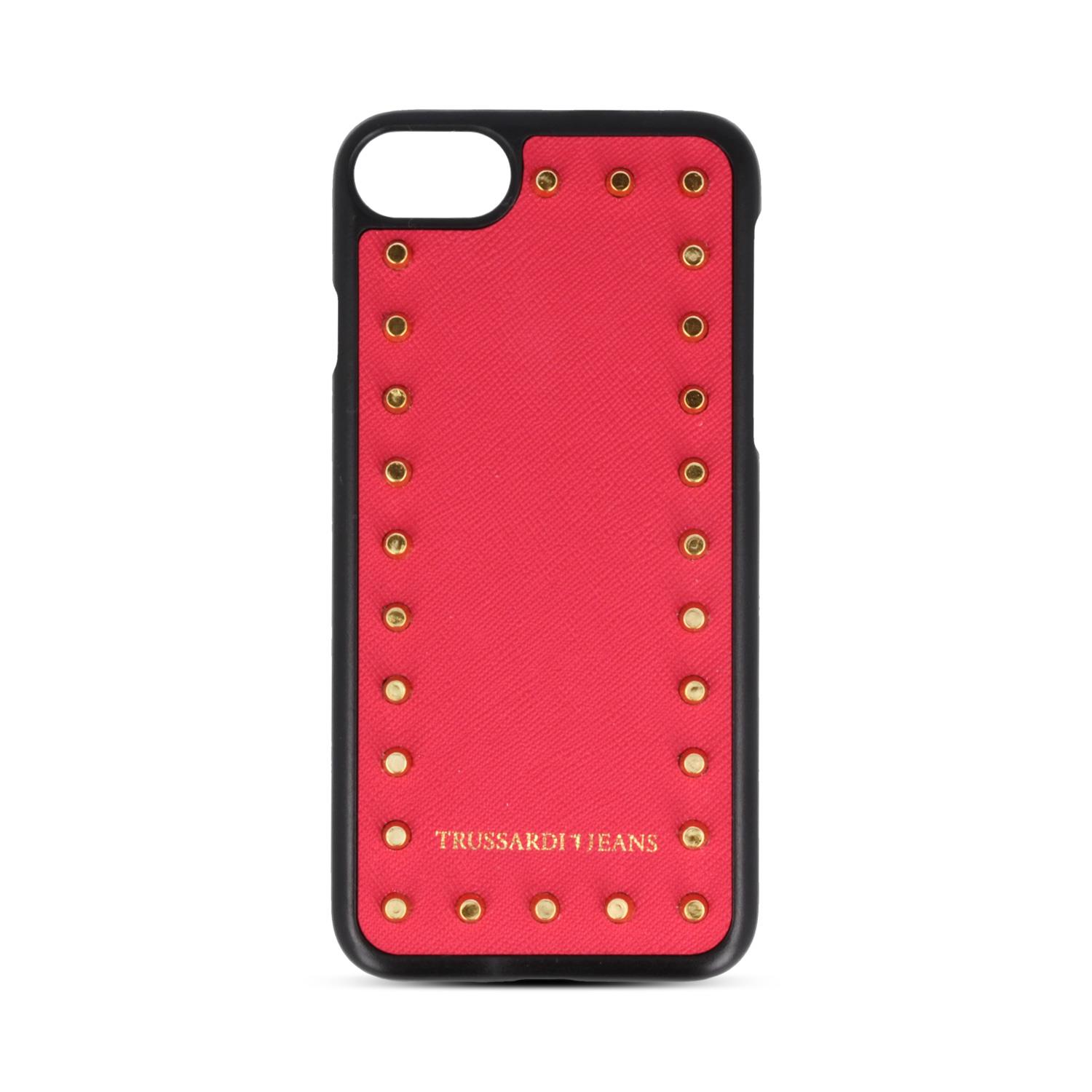 TRUSSARDI Custodia cover per iPhone 6 / 6S / 7 Area Trussardi red whid studs